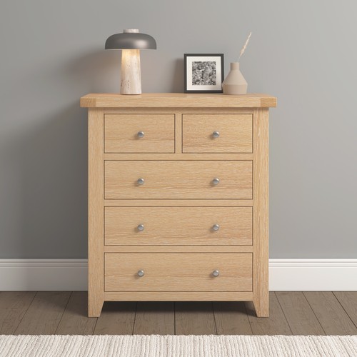 Windsor natural oak drawer - 3+2,
