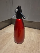 Vintage Sparklets BOC Soda Syphon Red Very Good Condition