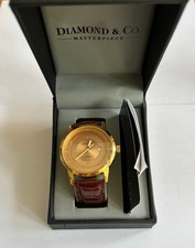 DIAMOND AND CO MASTERPIECE MENS WATCH - TMG6063 NEW