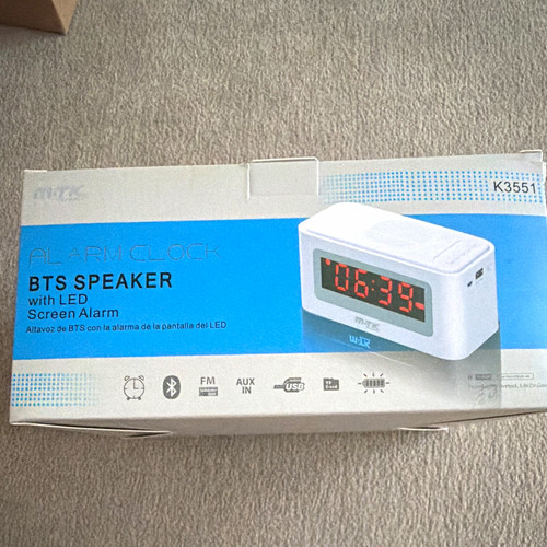 K3551 digital alarm clock - k3551,