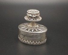 Vintage Pill Box Cake Silver