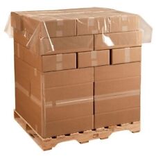 500 PLASTIC POLYTHENE SHEETS COVERS FOR PALLET TOP PROTECTION 1400x1400mm 30mu