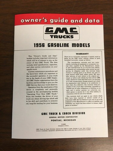 1956 gmc truck owner - gmc, owner's