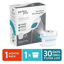 XL Water Filter Jug with 1 3 or 6 Filter Cartridges by Aqua Optima Perfect Pour