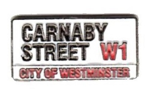 Carnaby street pin badge - carnaby,