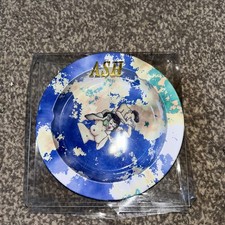 Metal ashtray round novelty - ashtray,