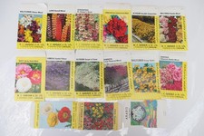 15 vintage used seed packets -