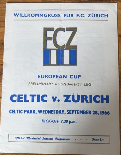 Celtic zurich 1967 european - v,