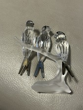 Genuine Swarovski  Crystal Swallows Figurine   In  original Box + COA  892039