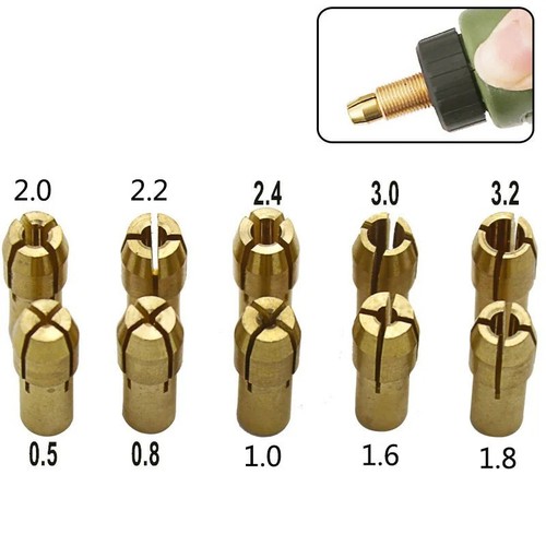 10pcs mini drill - 10pcs, chuck