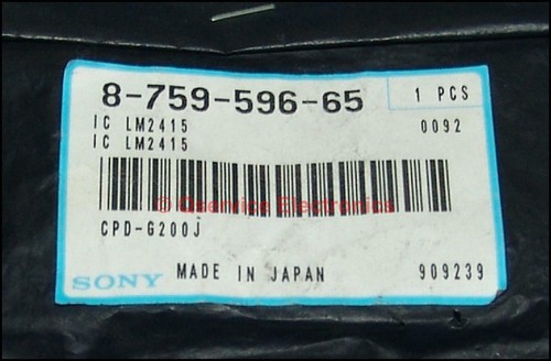 Sony 759 596 - 8-759-596-65, lm-2415