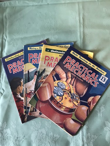 Practical mechanics vintage - mechanics, x4