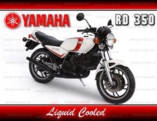 YAMAHA RD 350 #1522 SIGN 10 X