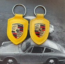 Two Genuine Porsche keyrings