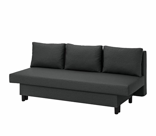 Ikea grey fabric sofa bed - ikea,