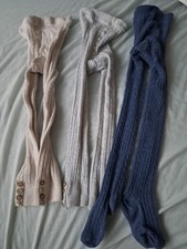 Girls Footless Tights Age 3-4