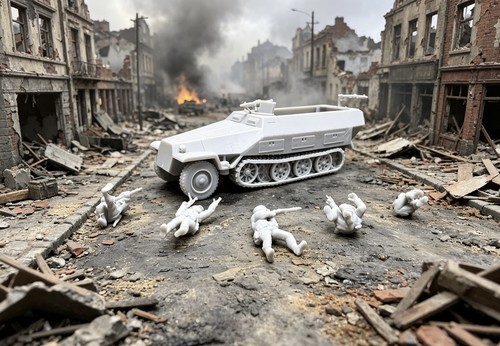 Sdkfz 251 with added - added, crew