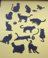 Cat Die Cut Shapes -