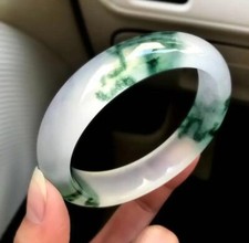 Certificate Ice Jade Bangle