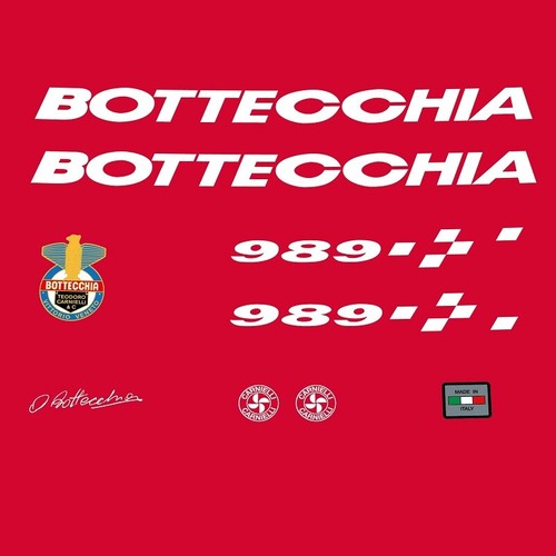 Bottecchia 989 bicycle decals - bottecchia,