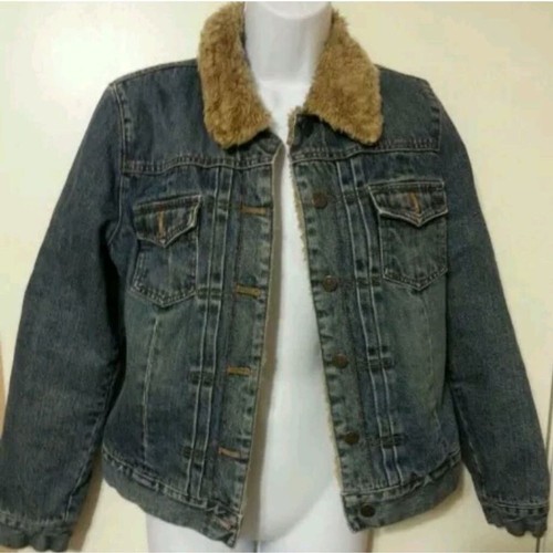 Gap warm fur jacket - gap, petite