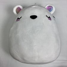 Squishmallow Petina Sertina Polar Bear Claires Soft Toy Plush Cuddly 12" NEW