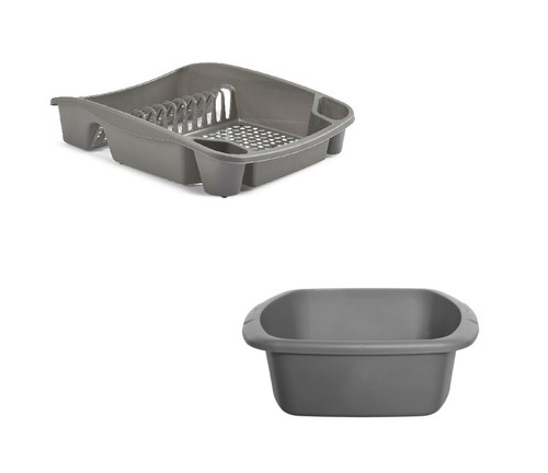 Plastic large dish - dish, drainer