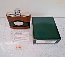 Vintage HB&H Harrison Brothers & Howson Stainless Steel Hip Flask - unused
