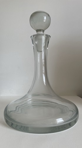 Ships decanter 26cm - high, glass