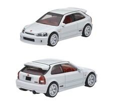 Hot Wheels Premium 1999 Honda Civic Type R White 2025 1:64 LOOSE Diecast Car