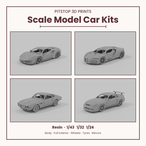 Printed scale model - 3d,