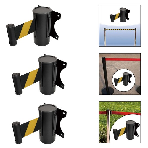 Wall mounted belt barrier - barrier, for