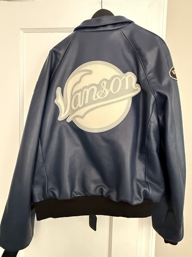 Navy blue vanson bronx leather - bronx,