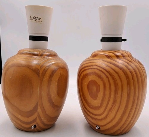 Vintage bhs wooden lamp - 2,