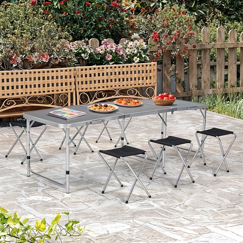 Table chair set foldable - set,