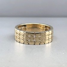9ct Yellow Gold Puzzle Band