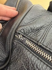 Fred Perry Black Leather