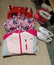 Bundle of 5 items girls jackets and shoes size  Age 4-5 GREAT