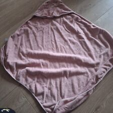 Baby Hooded Bath Towel One Size George Pink Girl