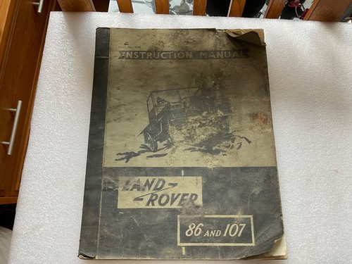 Land rover instruction - land,