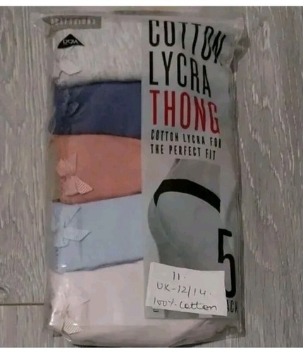 Primark ladies 5pk thongs - 5pk,