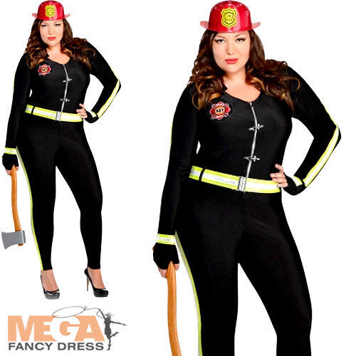 Fire girl ladies fancy dress - fire,