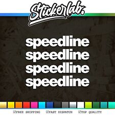 Speedline sticker set x4, Vinyl, Decal, jdm, dub, Corse, Comp 2, Turini, SL675