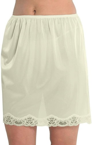 Ladies lace trim cling resist - cling,
