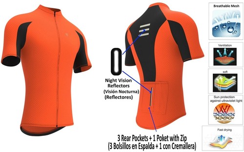 Men half sleeve cycling - half,