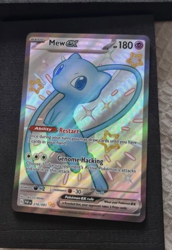 Mew 216 091 paldean - ex,