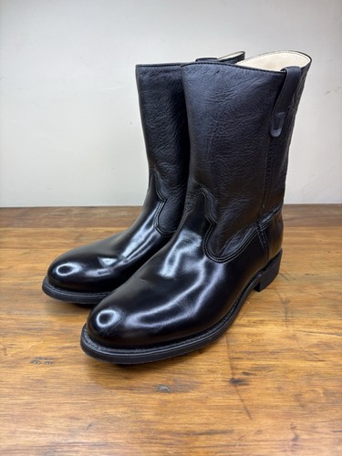 Vtg double black leather - double, h