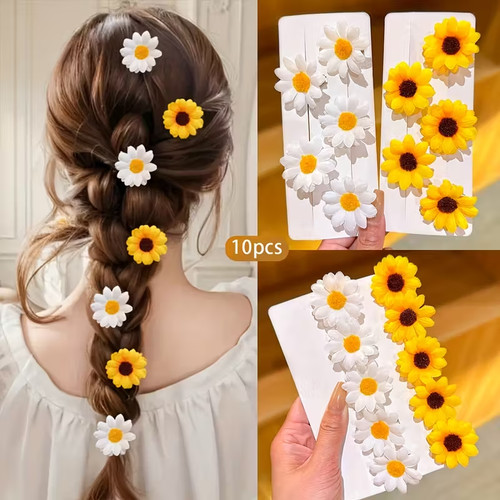 10pcs honey girl floral hair - girl,