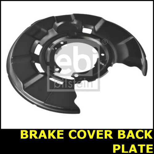 Brake cover back - plate, rear