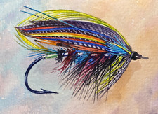 Watercolor Painting Lure Fly
